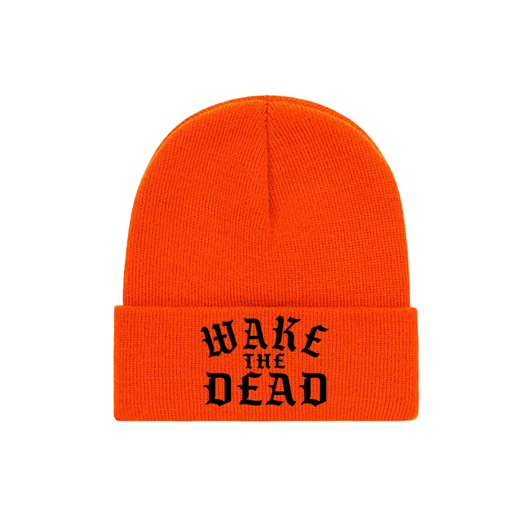 WAKE THE DEAD - "Logo" Orange Beanie