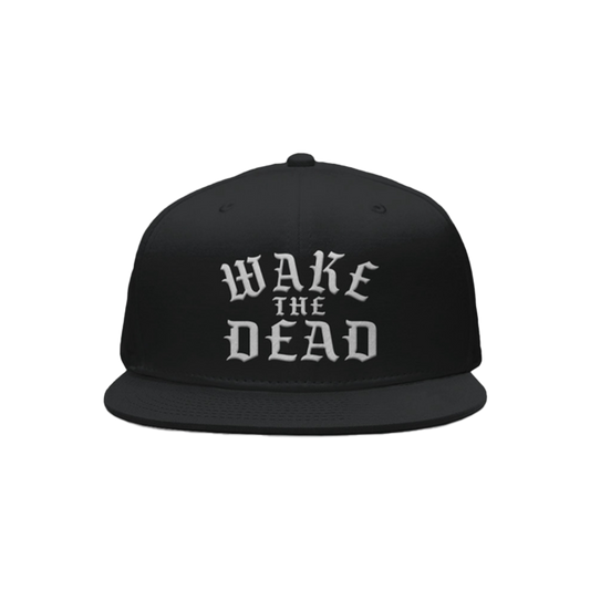 WAKE THE DEAD "Logo" Black Snapback Hat