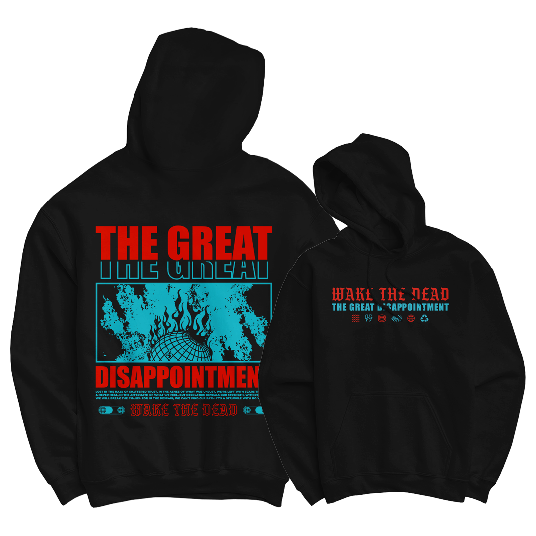 WAKE THE DEAD - "The Great Disappointment" Black Hoodie