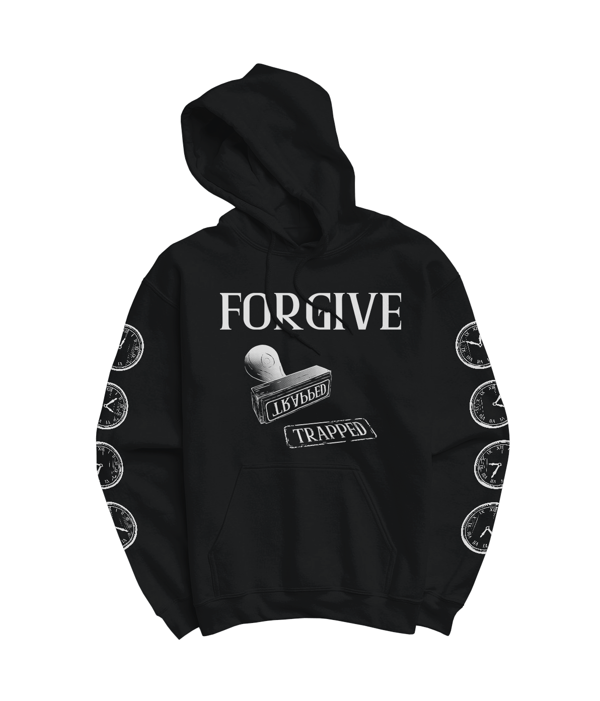 FORGIVE "Trapped" Black Hoodie