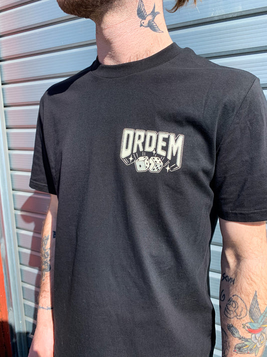 ORDEM - " Gambling Issues " Black T-Shirt