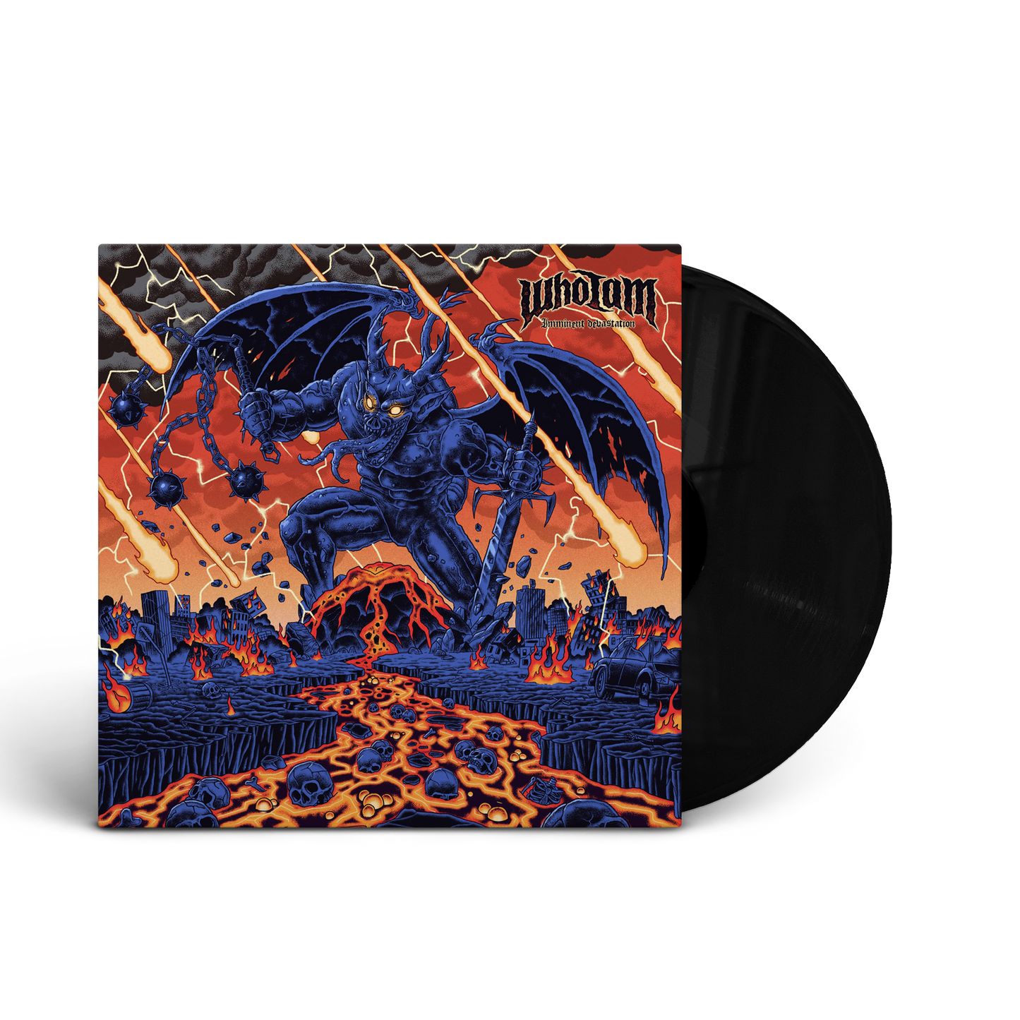 WHO I AM - Vinyle "Imminent Devastation" Noir