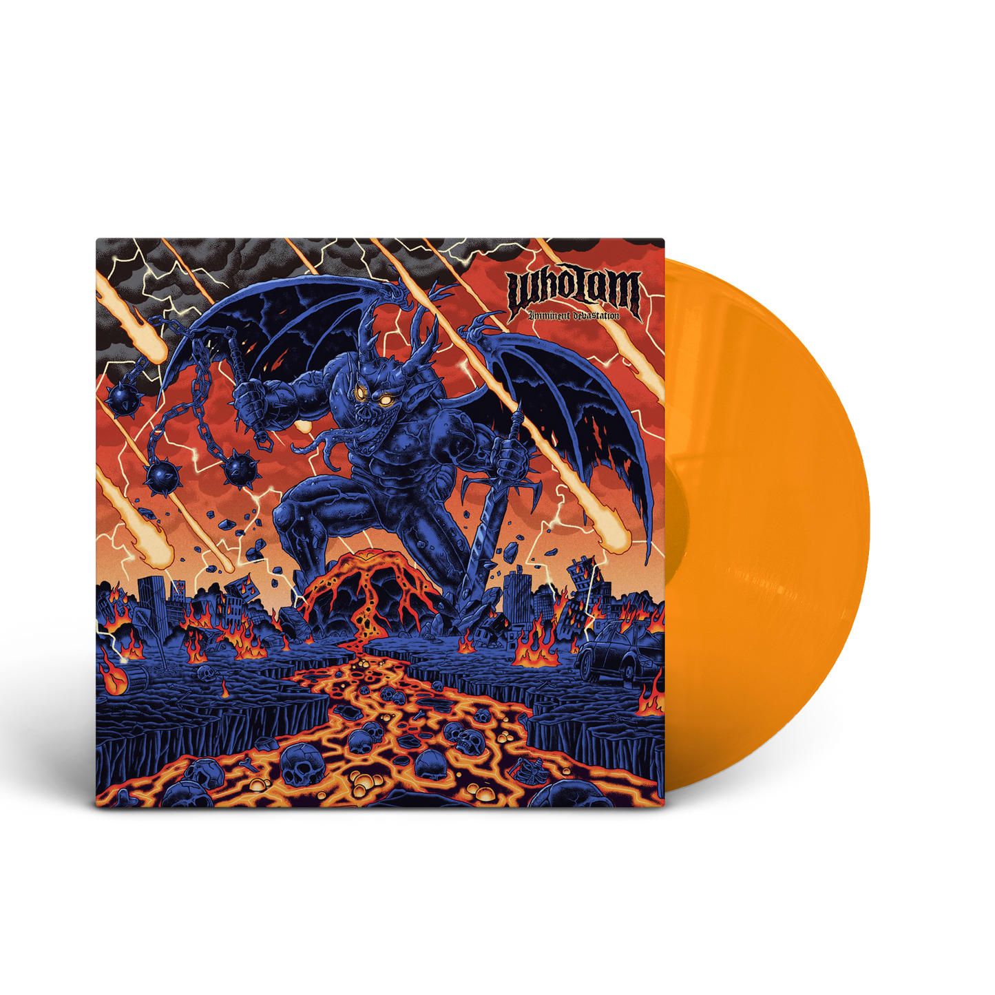 WHO I AM - Vinyle "Imminent Devastation" Orange