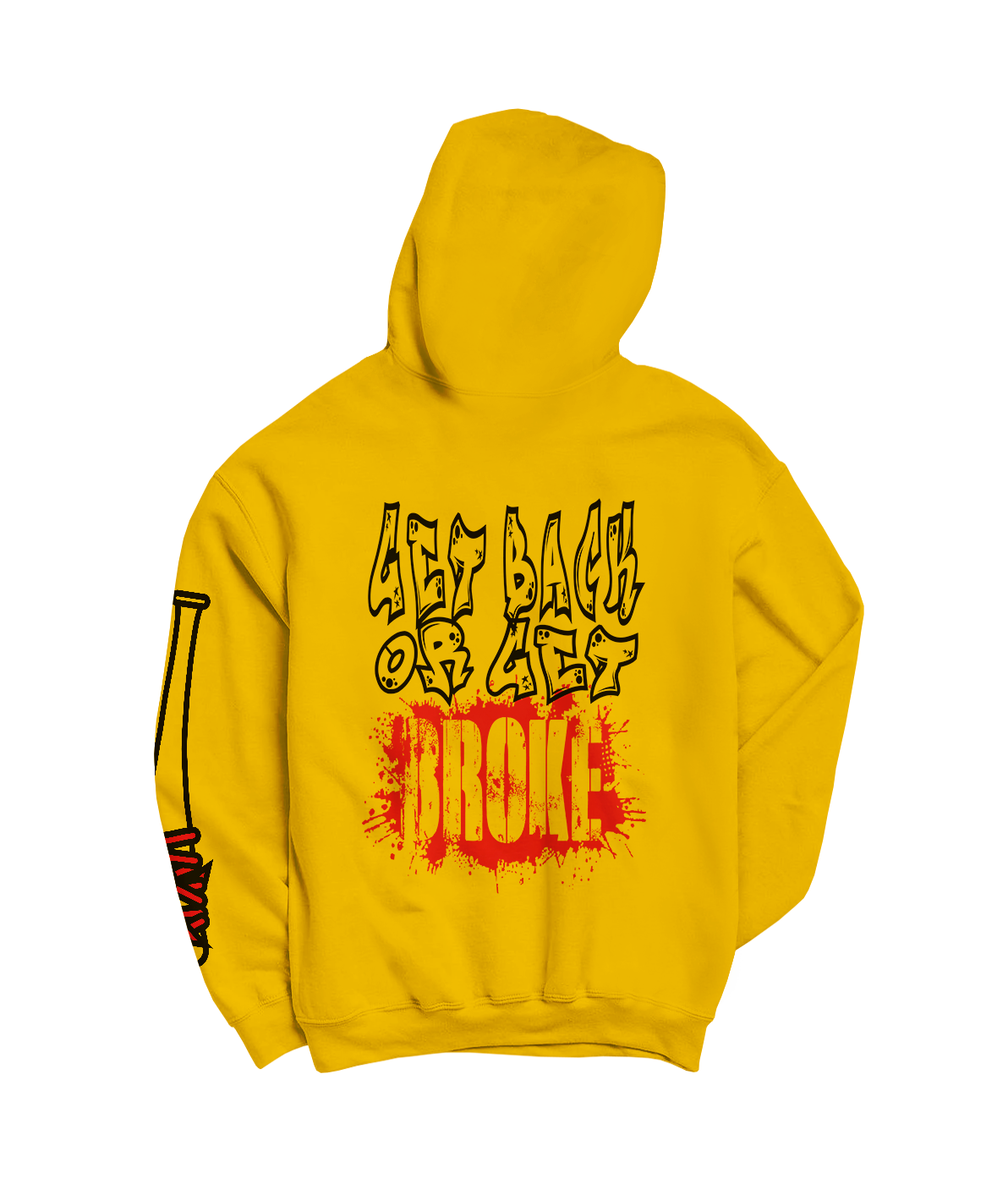 SCARFOLD - "GORILLA" Yellow Hoodie