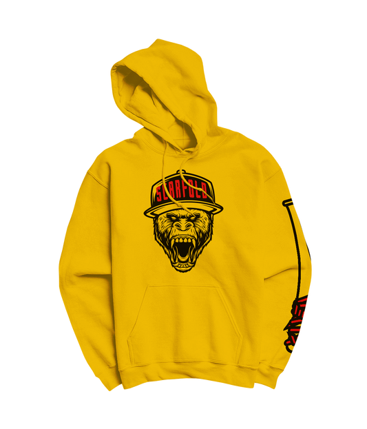 SCARFOLD - "GORILLA" Yellow Hoodie