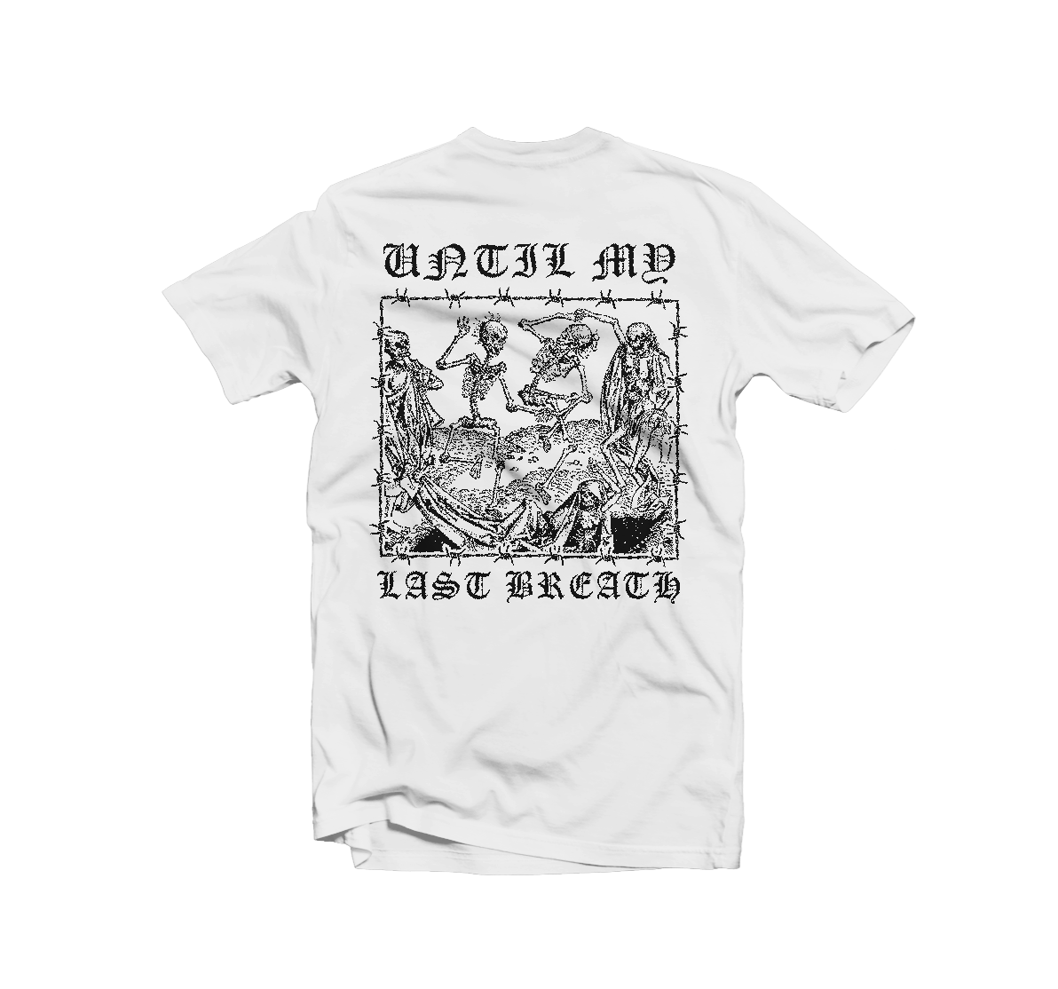 WHO I AM - "Until My Last Breath" White Tee