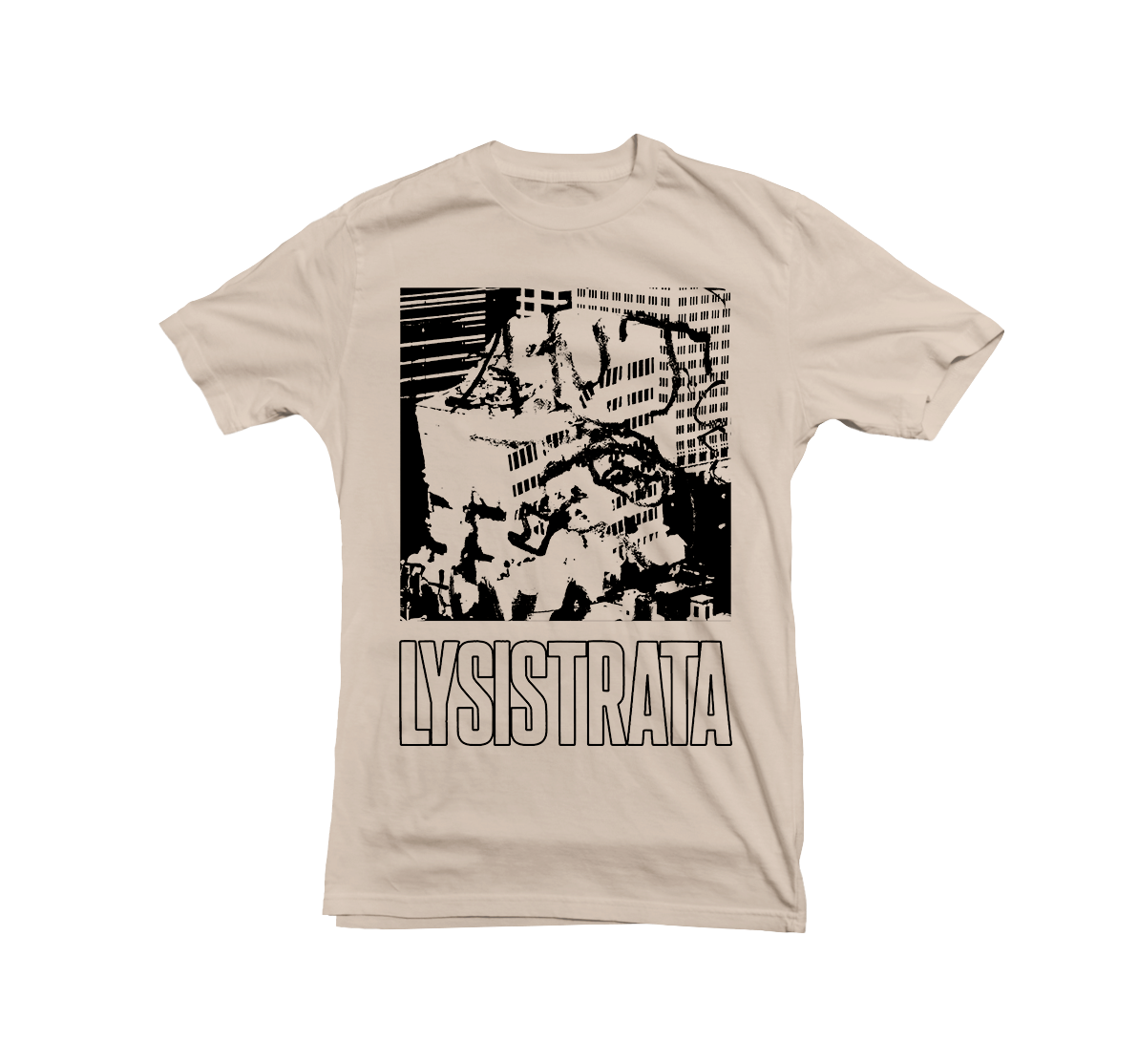 LYSISTRATA "Building" Light Sand T-Shirt