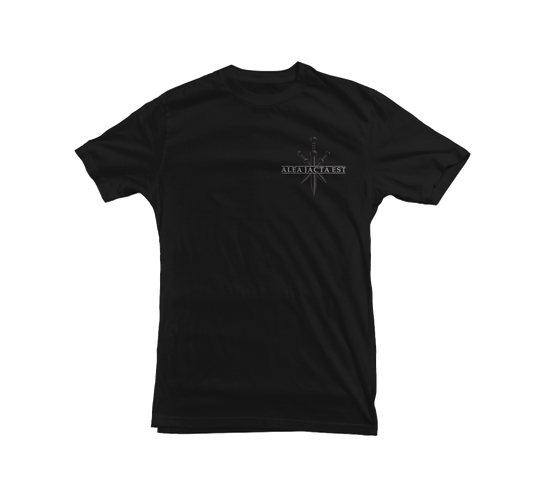 ALEA JACTA EST "FFWF" Black T-Shirt