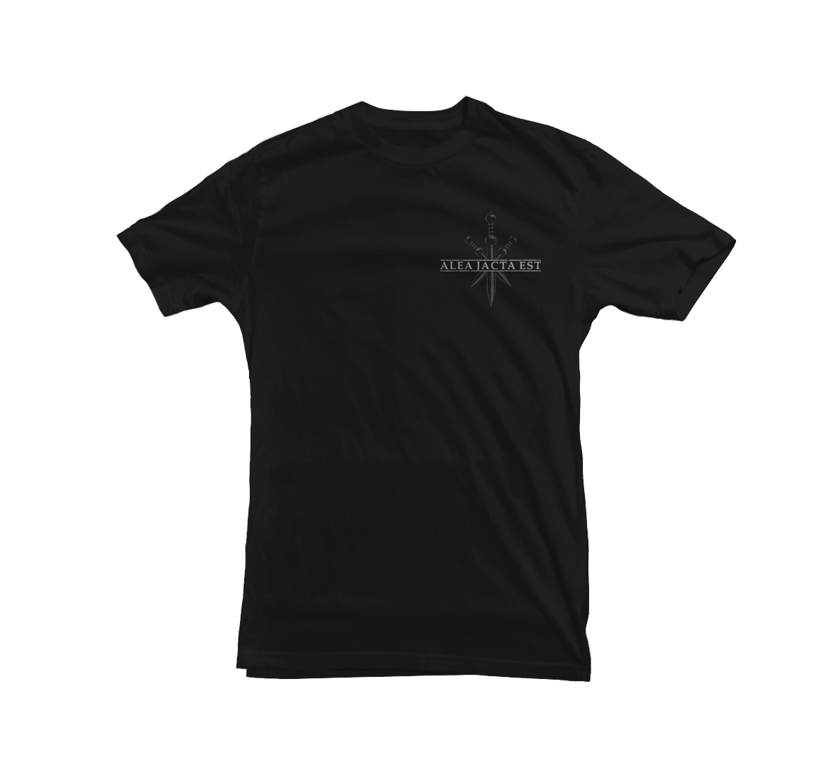 ALEA JACTA EST "FFWF" Black T-Shirt