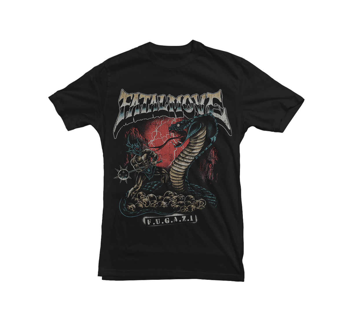FATAL MOVE - "FUGAZI" BLACK TEE