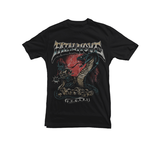 FATAL MOVE - "FUGAZI" BLACK TEE