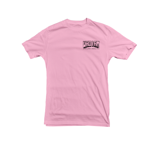 WHO I AM - "Until My Last Breath" Light Pink Tee