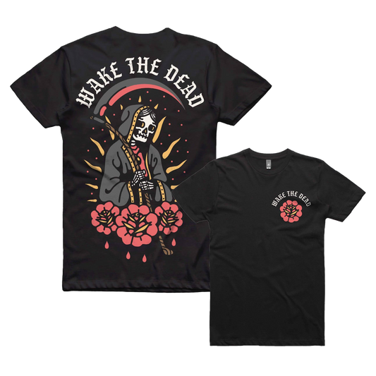 WAKE THE DEAD - "Reaper" Black T-Shirt
