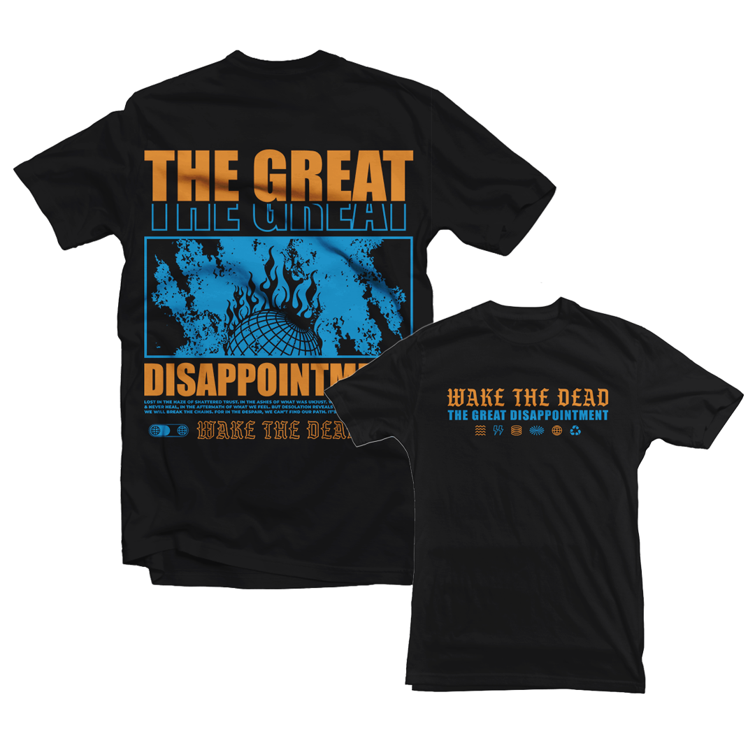 WAKE THE DEAD - "TGD" Black T-Shirt