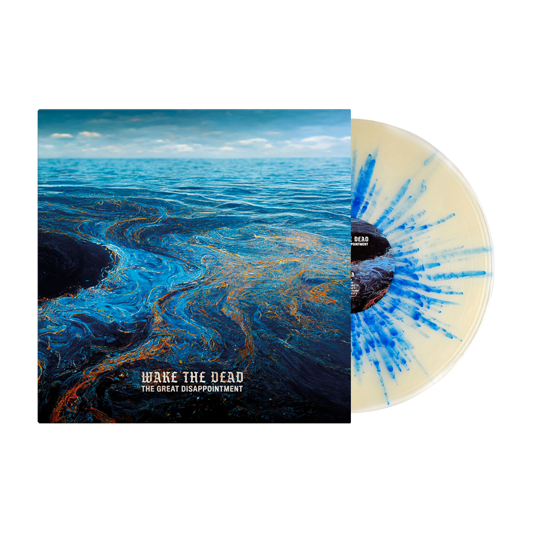 WAKE THE DEAD - "The Great Disappointment" LP (Clear w/ blue splatter)