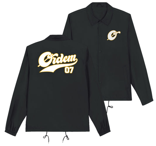 ORDEM - "Baseball Coach Jacket" Black