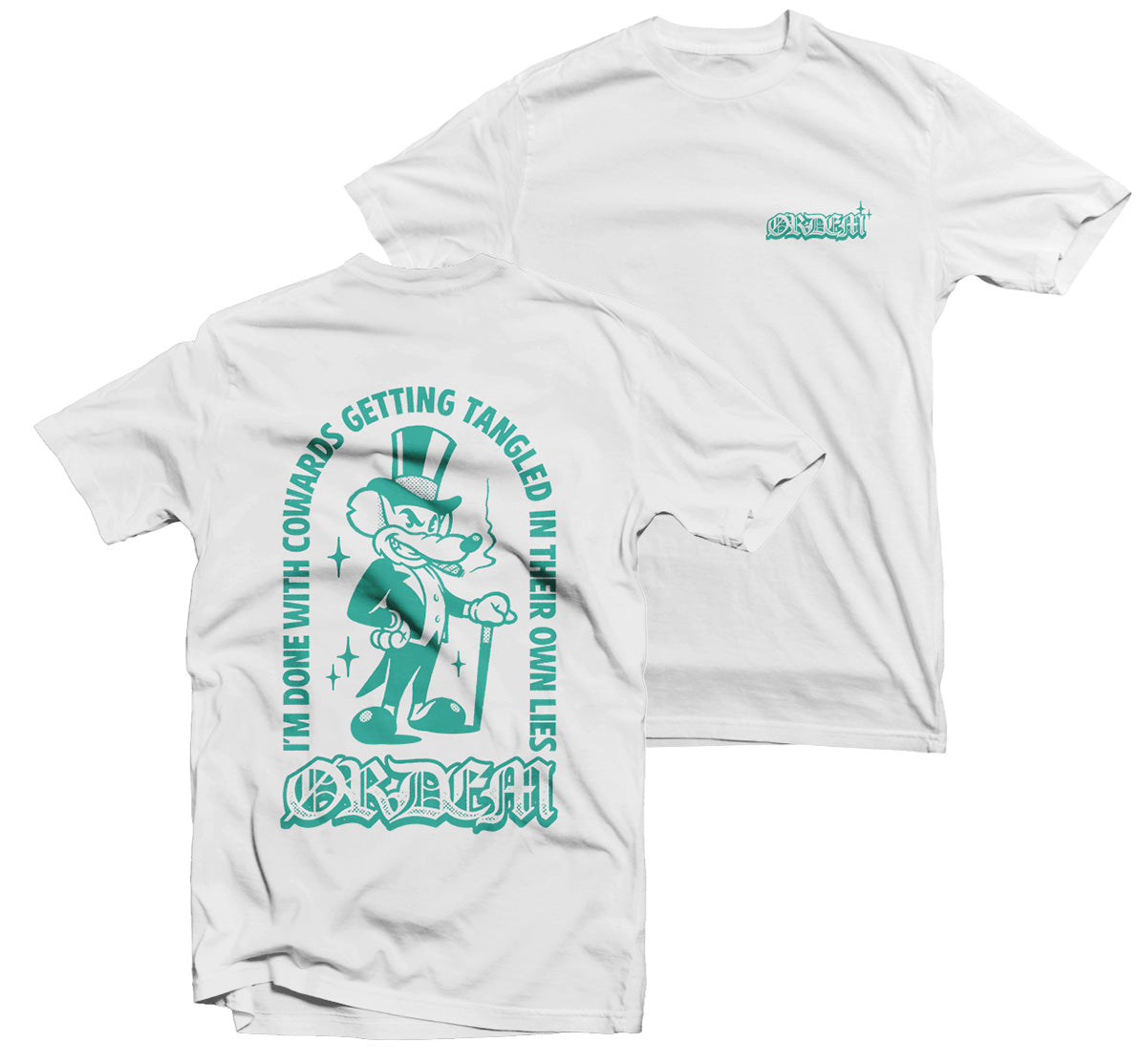 ORDEM - "Rat" White T-Shirt