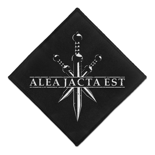 ALEA JACTA EST - "AD AUGUSTA" Black Patch