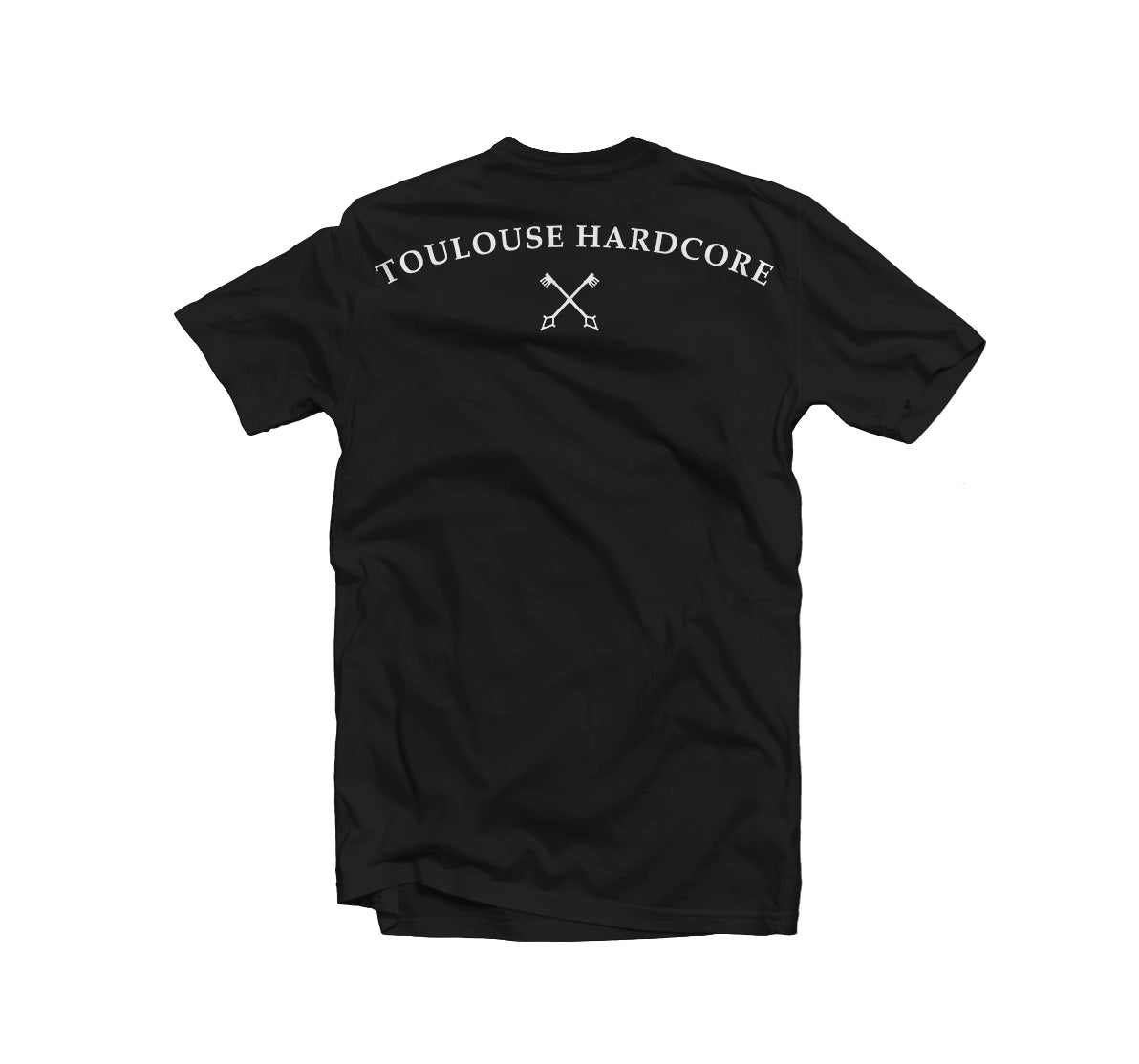 ALEA JACTA EST - "LOGO TEE WHITE" Black T-Shirt