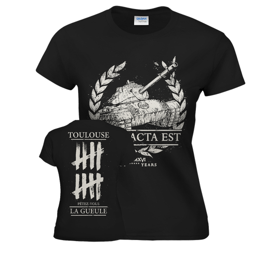 ALEA JACTA EST "10 Years" Black T-Shirt