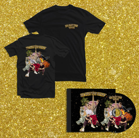 NO MATTER WHAT BUNDLE CD + Album Cover Tee