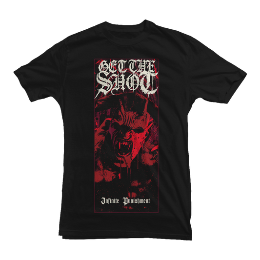 GET THE SHOT "Infinite Punishment" Black T-Shirt