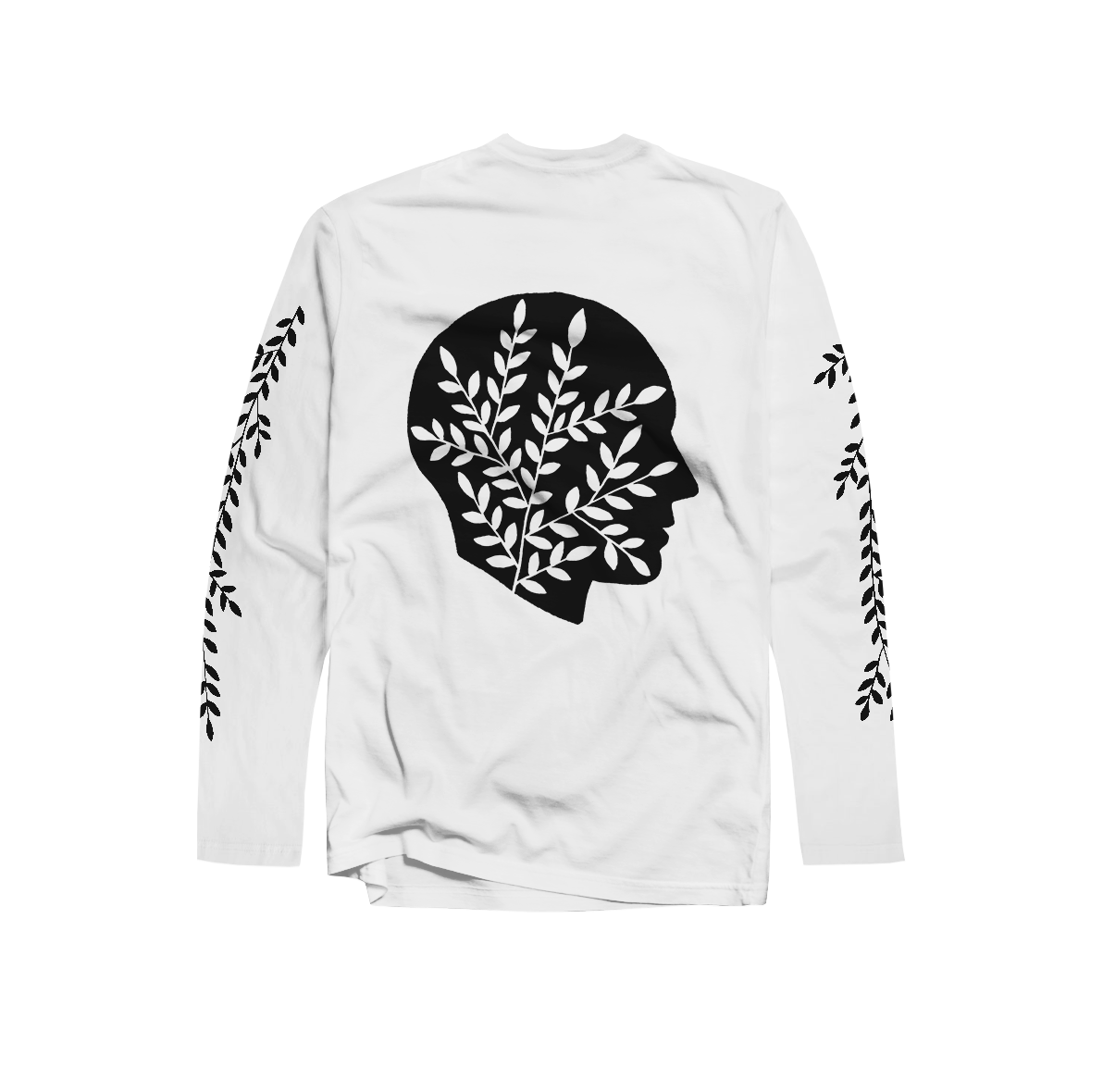 TINY VOICES "Erosion" WHITE LONGSLEEVE