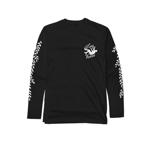 TINY VOICES "Erosion" BLACK LONGSLEEVE