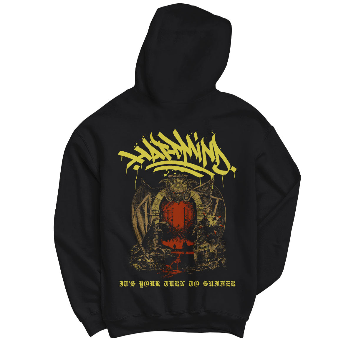 HARDMIND "Endless Fall" Black Hooded Sweatshirt