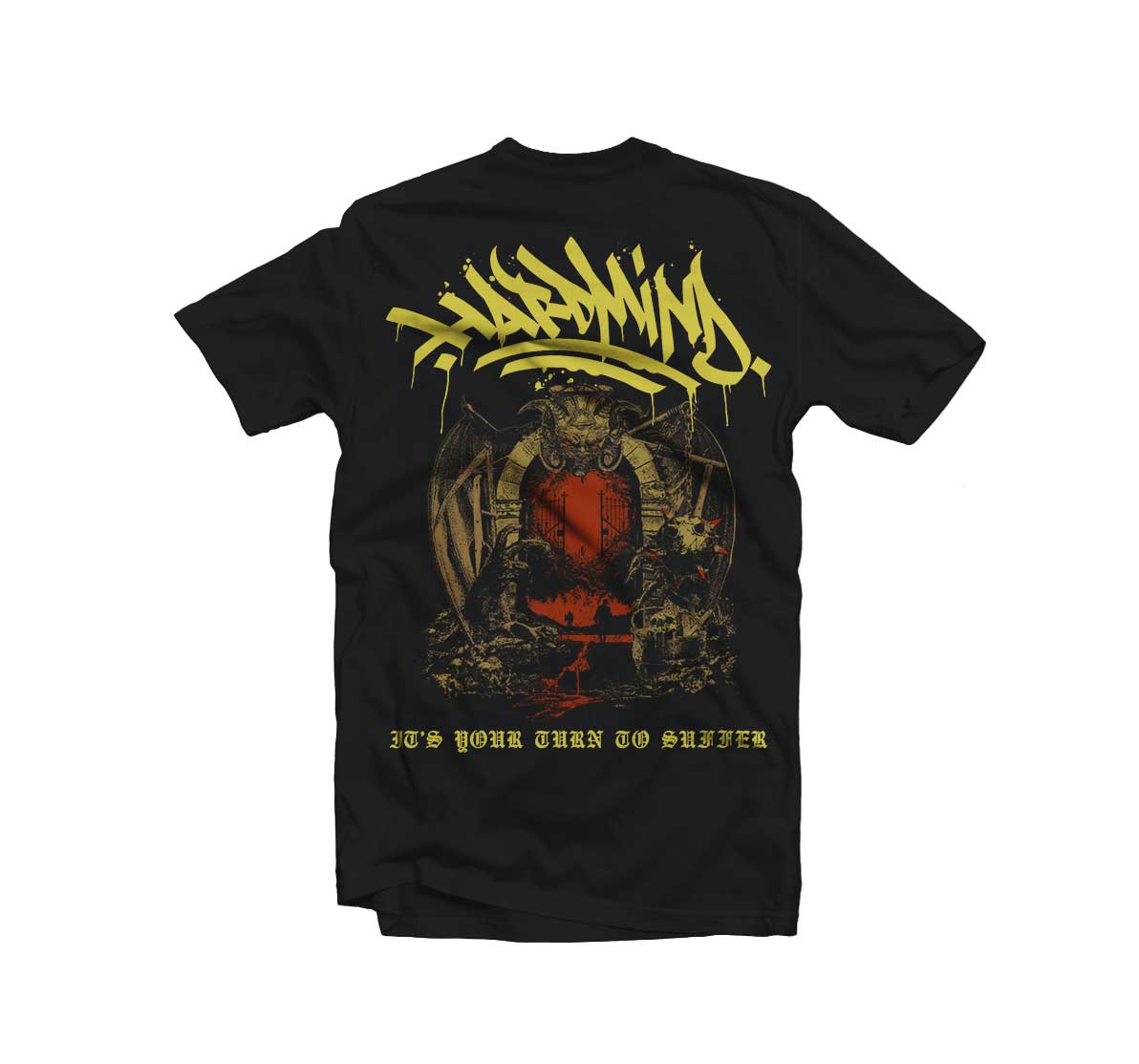 HARDMIND "Endless Fall" Black T-Shirt