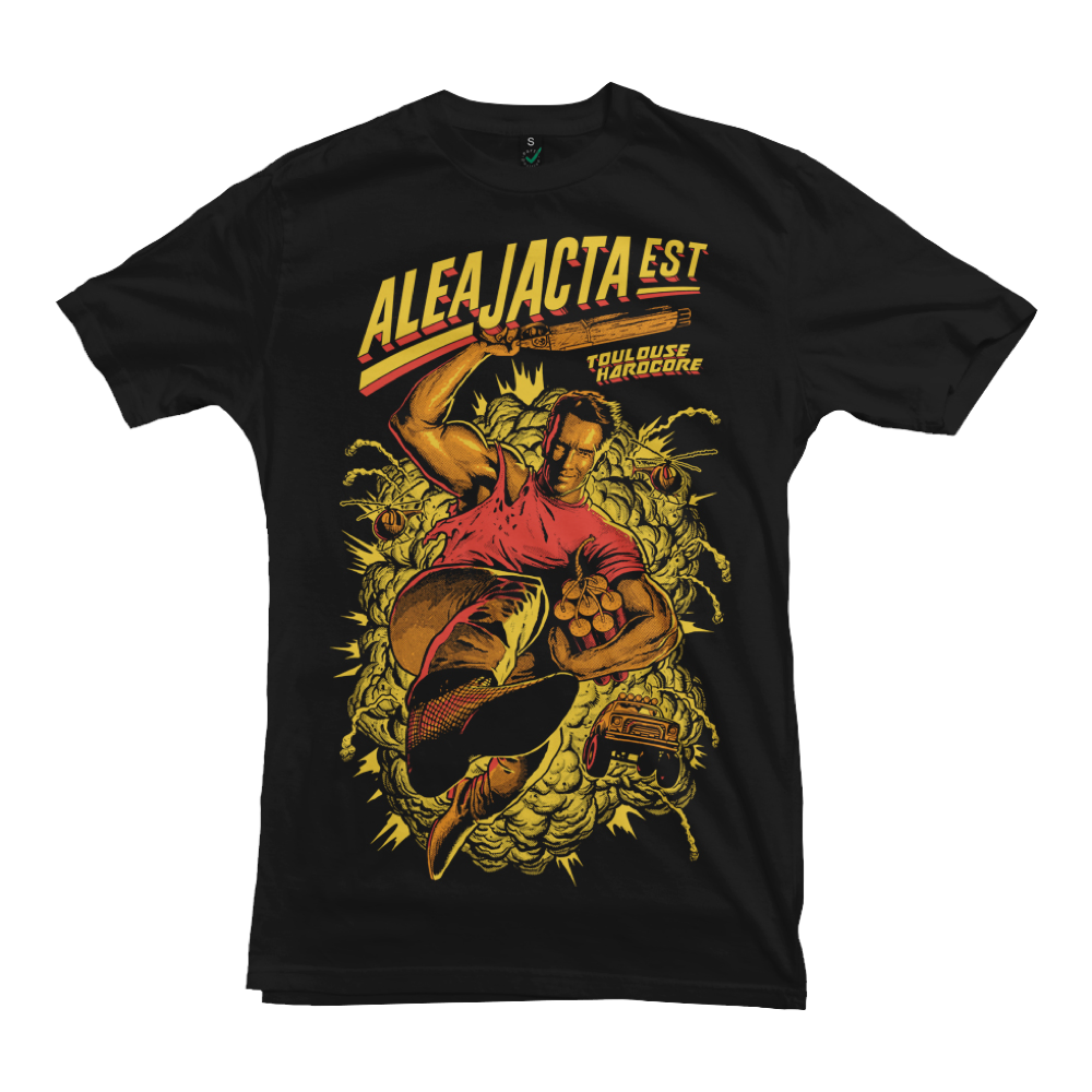 ALEA JACTA EST "Last Action Hero 2" Black T-Shirt