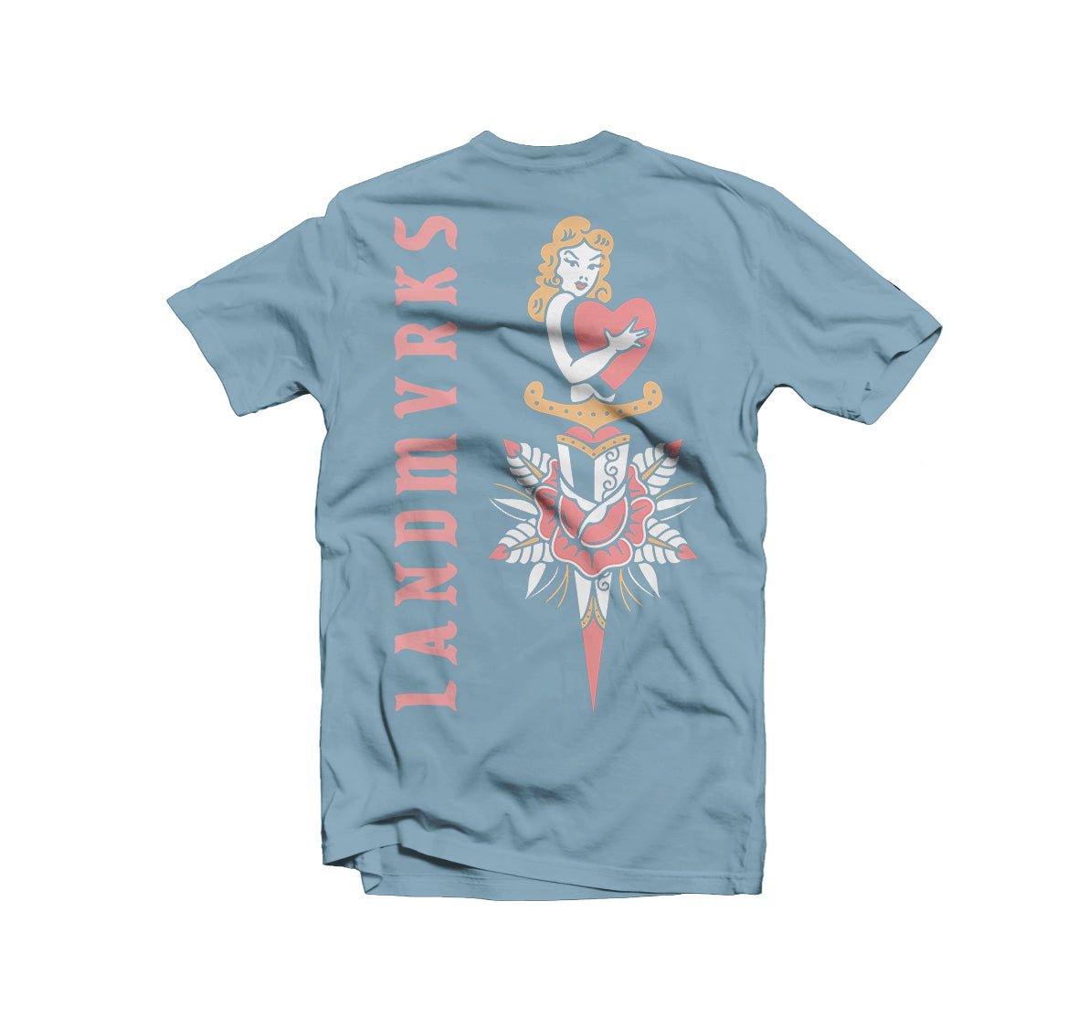 LANDMVRKS T-Shirt (Blue Fog Tee, MEN)