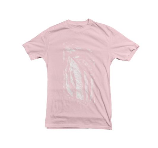 TINY VOICES "Erosion: Quadrangle" COTTON PINK T-Shirt