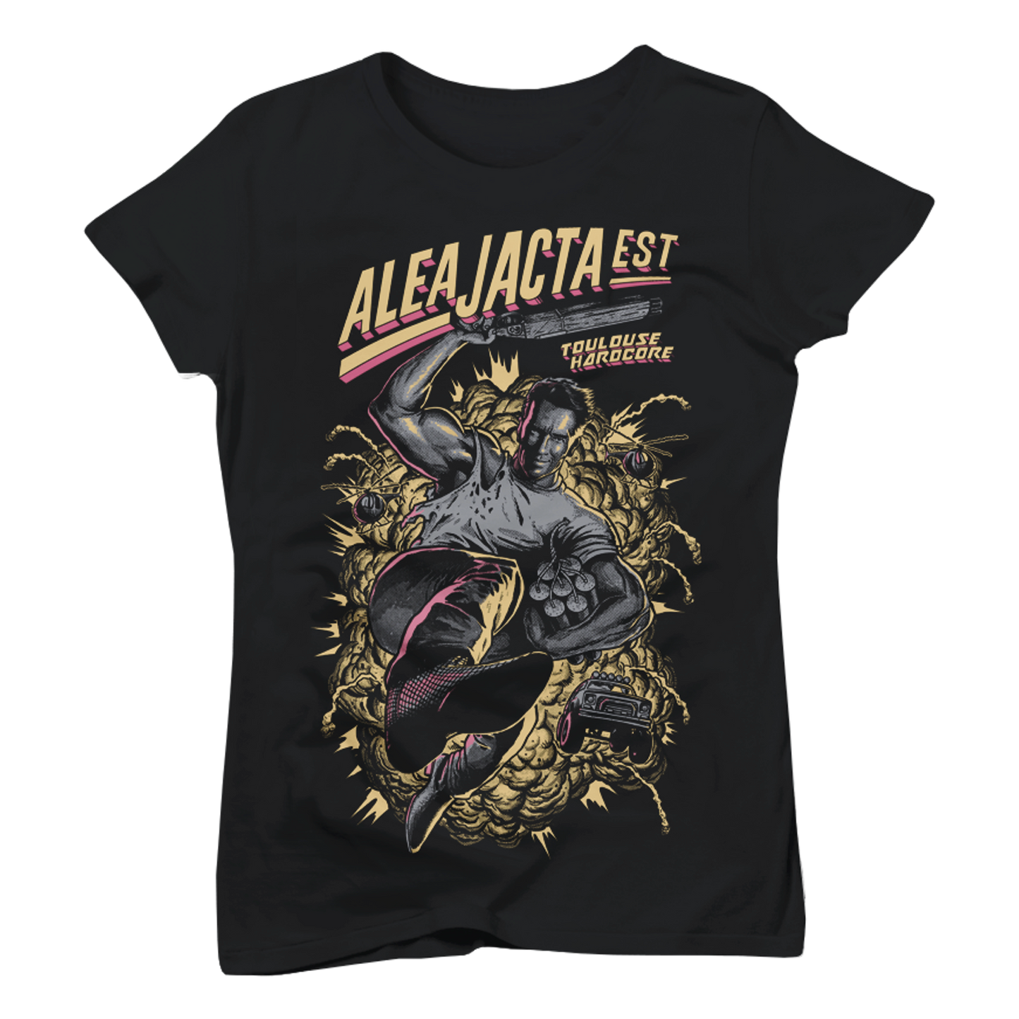 ALEA JACTA EST "Last Action Hero" Black T-Shirt