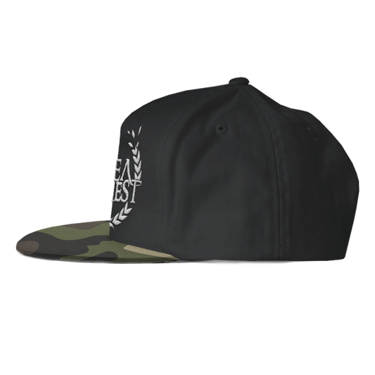 ALEA JACTA EST "Logo" Black Snapback Hat