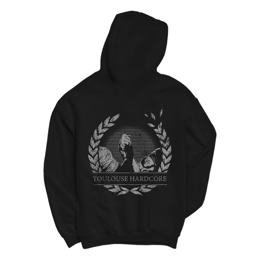 ALEA JACTA EST "Dillon" Black Zip-Up Hoodie