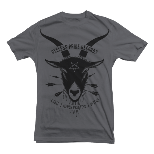 USELESS PRIDE RECORDS "Goat" Dark Heather T-Shirt