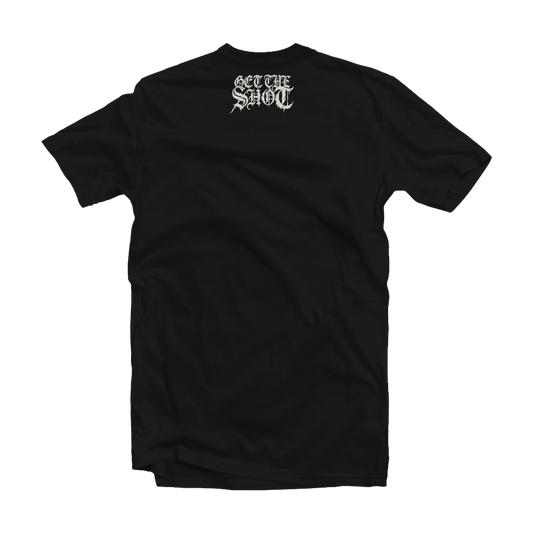GET THE SHOT "No Peace In Hell" Black T-Shirt