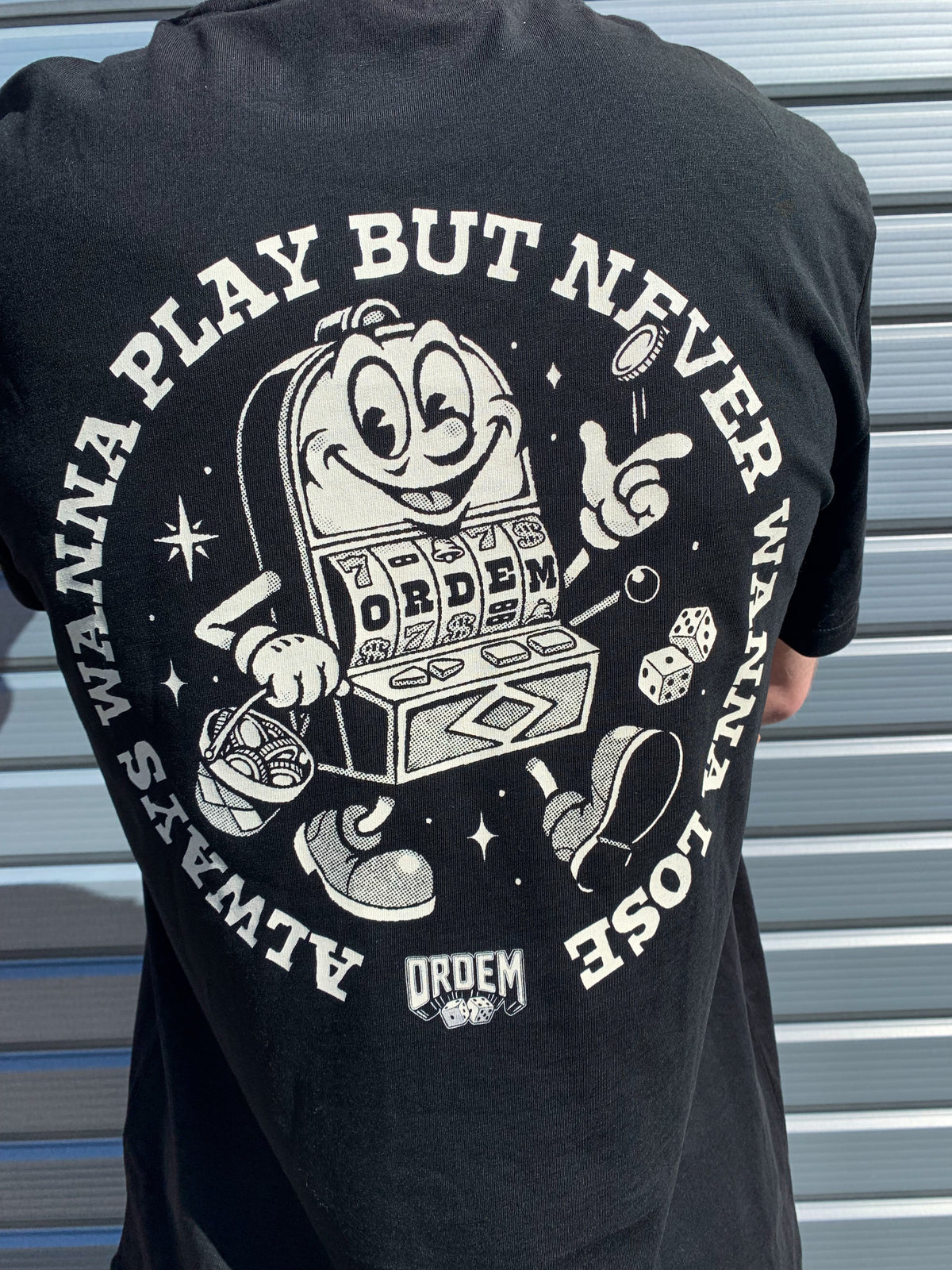 ORDEM - " Gambling Issues " Black T-Shirt