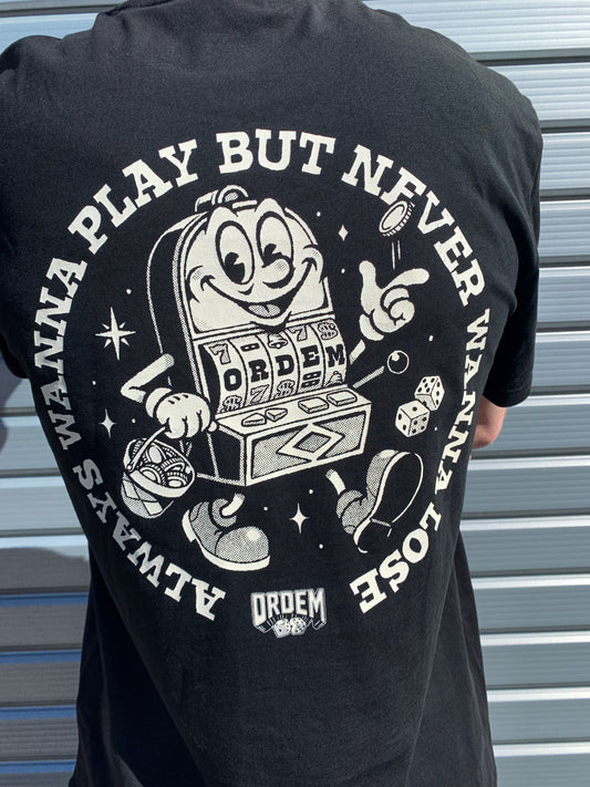 ORDEM - " Gambling Issues " Black T-Shirt