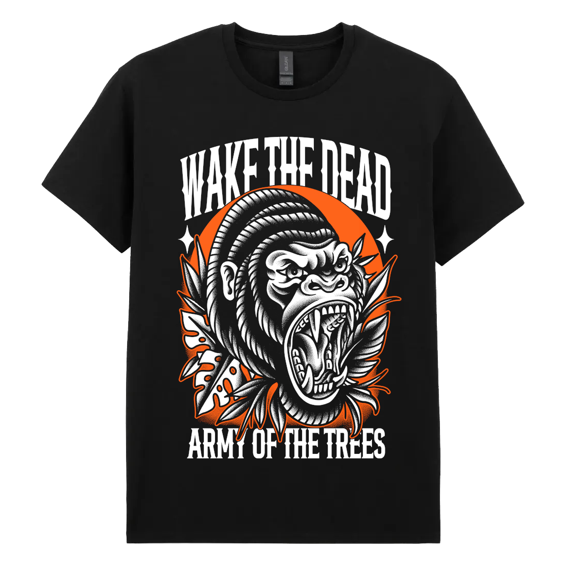 WAKE THE DEAD - "Army of The Trees" Black T-Shirt