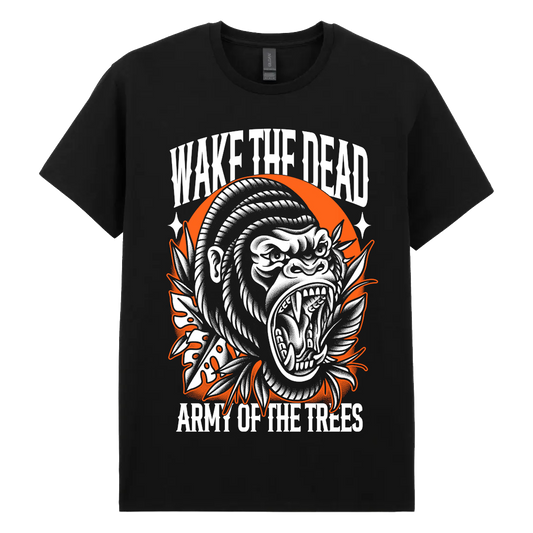WAKE THE DEAD - "Army of The Trees" Black T-Shirt