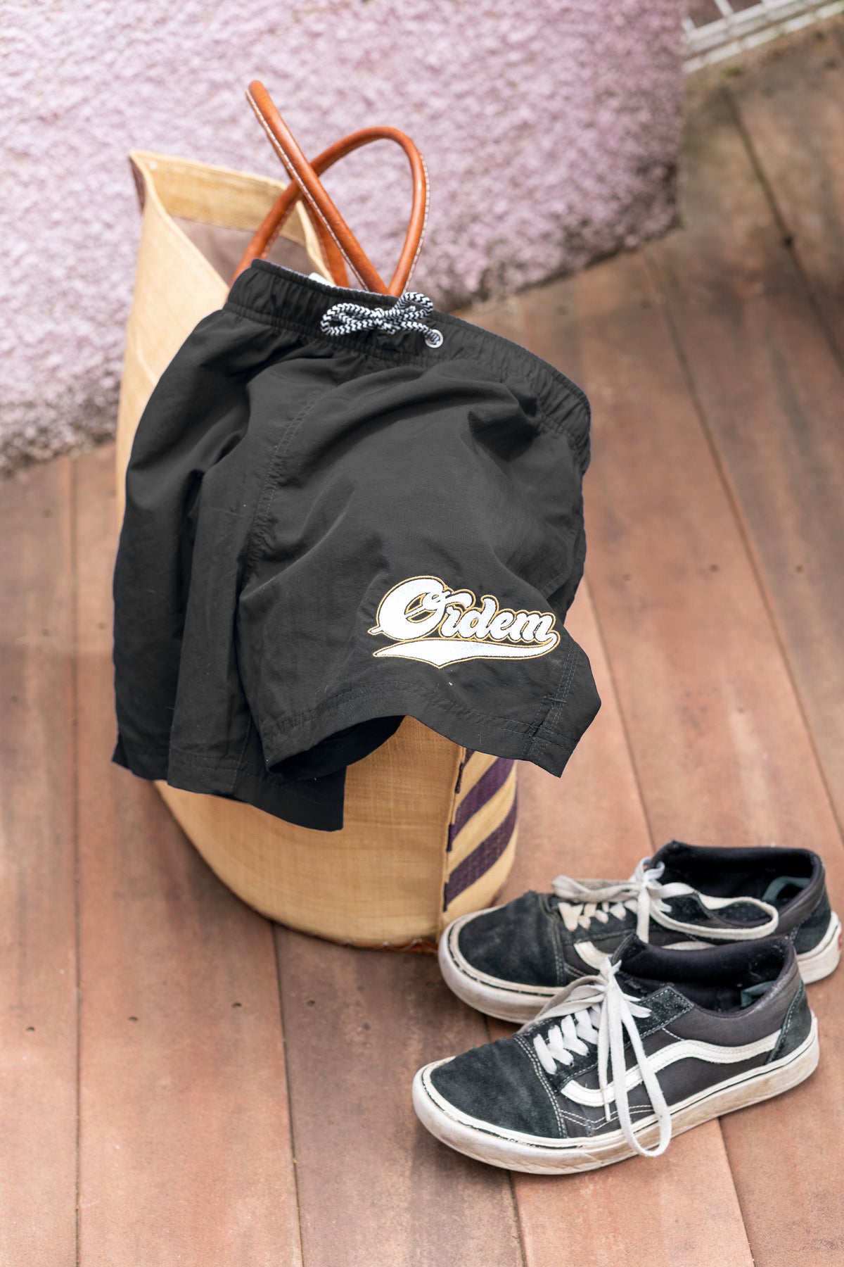 ORDEM - "Bathball Logo" Black Bathsuit