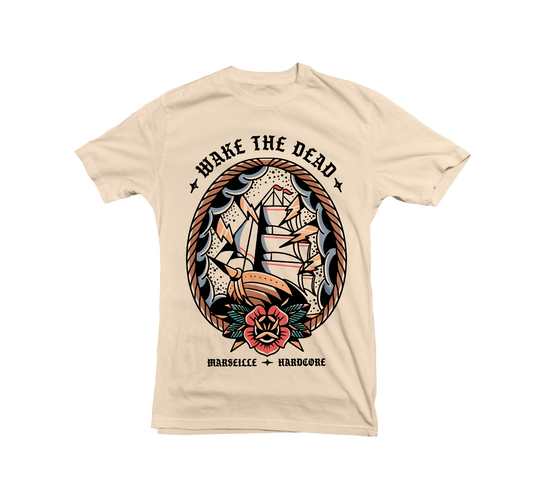 WAKE THE DEAD - "Boat" Natural T-Shirt