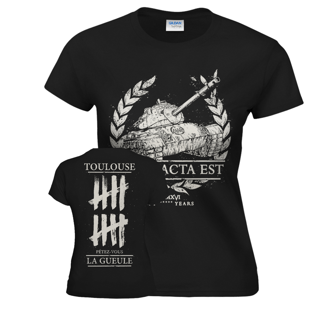 ALEA JACTA EST "10 Years" Black T-Shirt