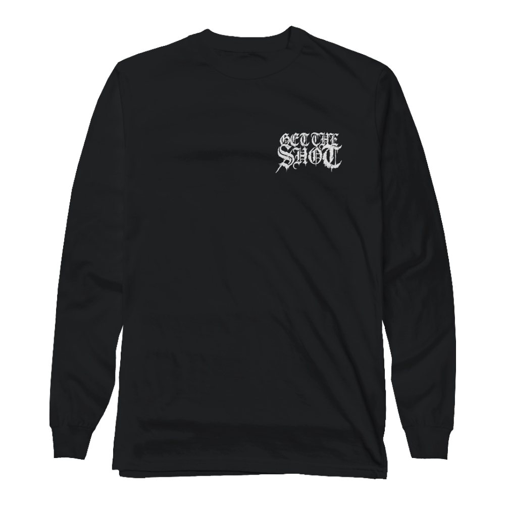GET THE SHOT "Death To Oppressors" Black Longsleeve