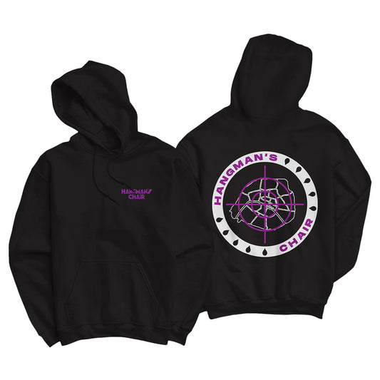 HANGMAN'S CHAIR "La Cible" Black Hoodie