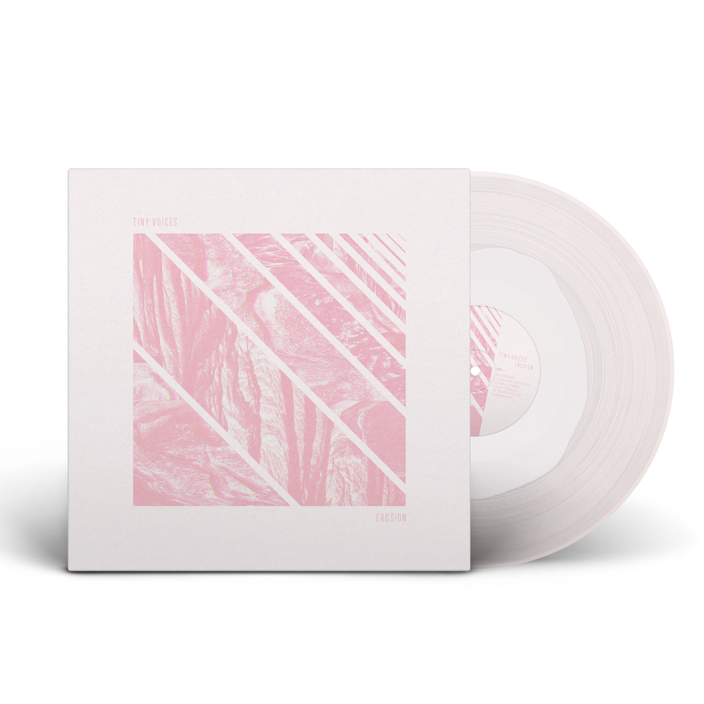 TINY VOICES "Erosion" WHITE IN CLEAR VINYL