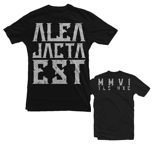 ALEA JACTA EST T-shirt (BLACK, MEN)