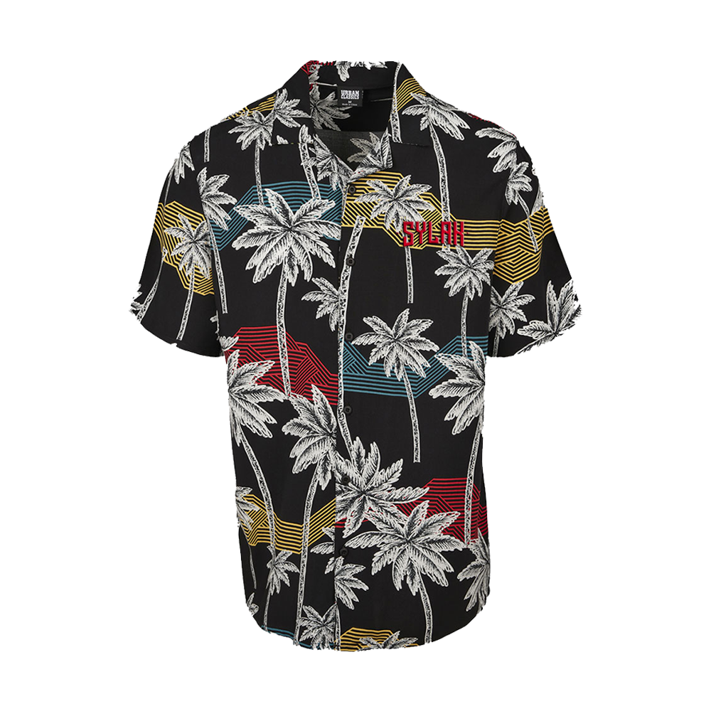 SYLAK OPEN AIR "Chemise Sylak" Palm Tree Shirt
